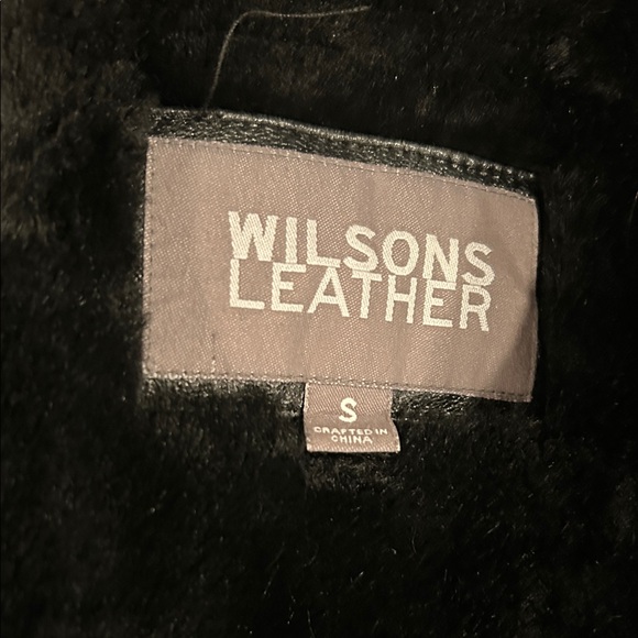 Wilsons Fur Lined Hooded Leather Jacket - Picture 5 of 10